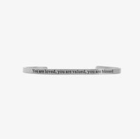 You Are Loved Bangle Bracelet