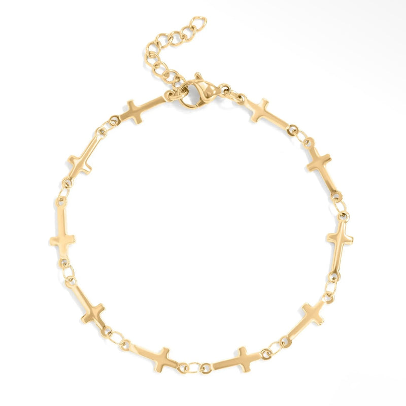 Always With You Cross Chain Bracelet