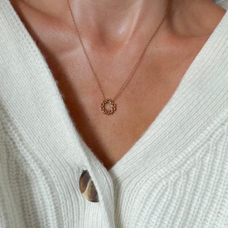 Crown of Thorns Necklace - 18k Gold