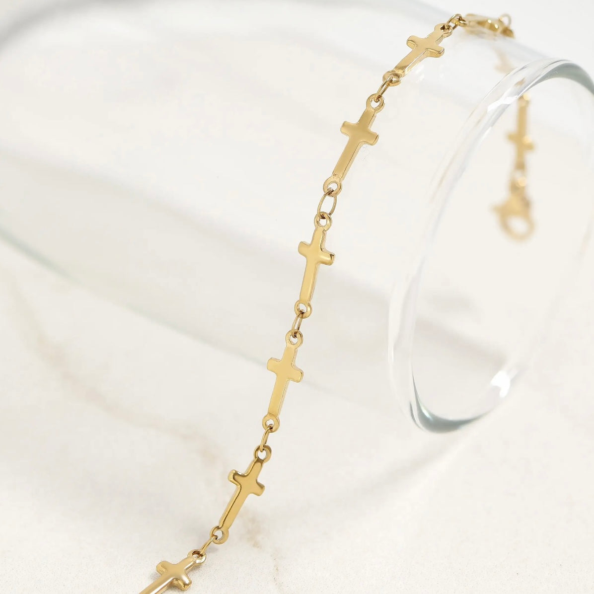 Always With You Cross Chain Bracelet