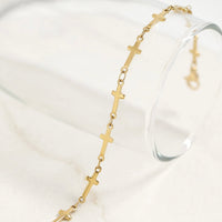 Always With You Cross Chain Bracelet