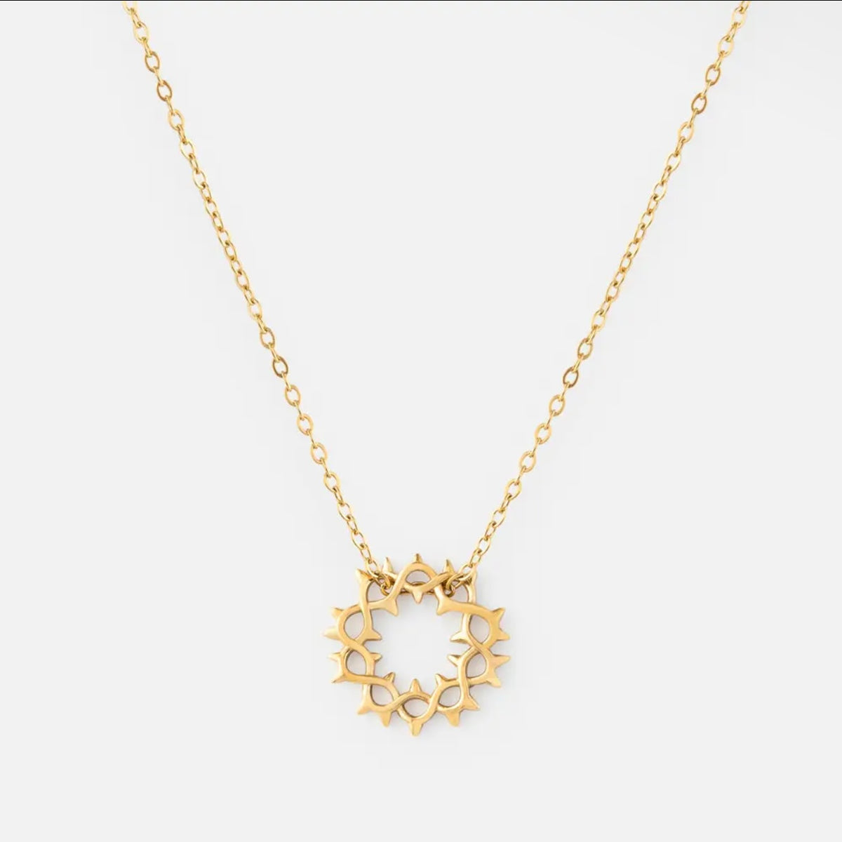 Crown of Thorns Necklace - 18k Gold