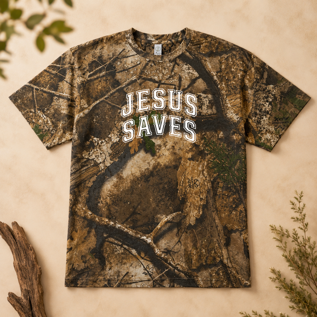 Jesus Saves Realtree® Camo Tee