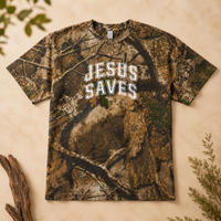 Jesus Saves Realtree® Camo Tee