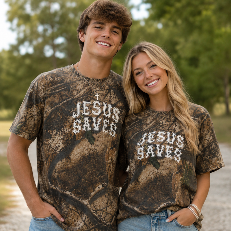 Jesus Saves Realtree® Camo Tee