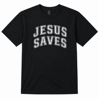 Jesus Saves Urban Heavy Graphic Tee