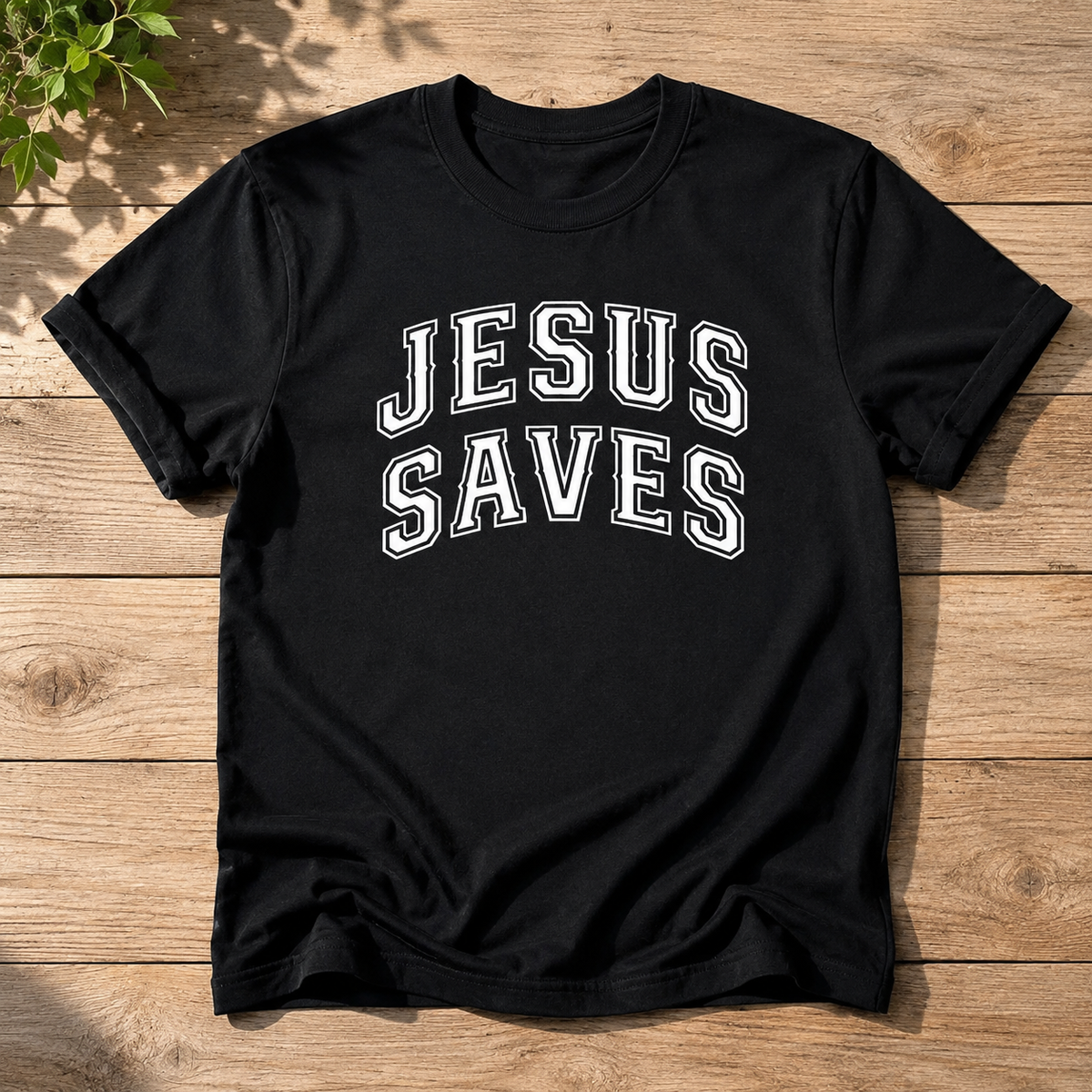 Jesus Saves Urban Heavy Graphic Tee