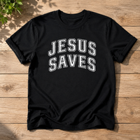 Jesus Saves Urban Heavy Graphic Tee