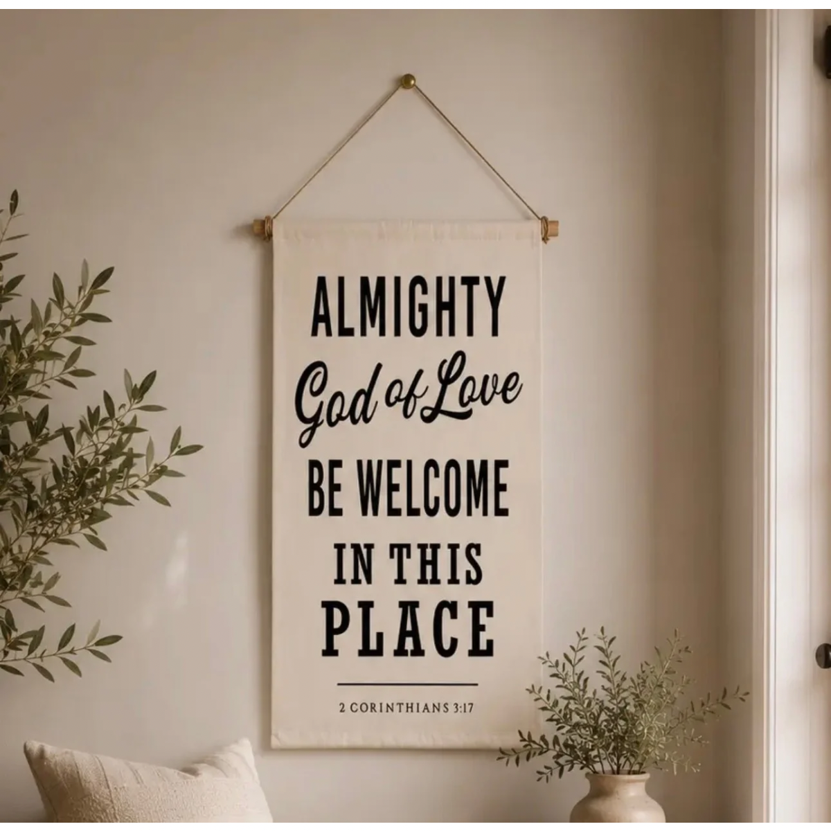 Almighty God of Love Be Welcome | Banner