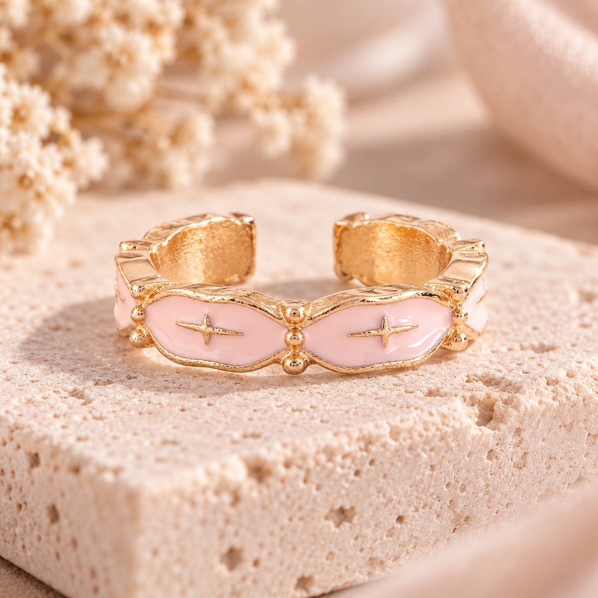 Held by Grace Cross Ring