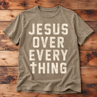 Jesus Over Everything Mineral Washed - Limited Edition