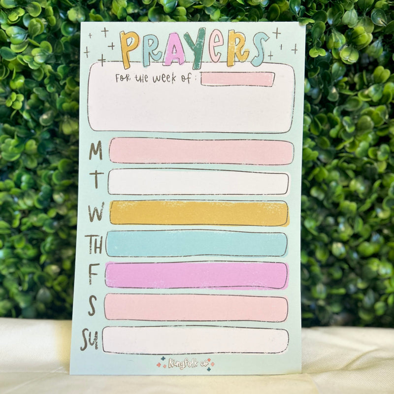 Daily Prayer Notepad