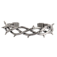 Men’s Stainless Steel Crown of Thorns Cuff Bracelet
