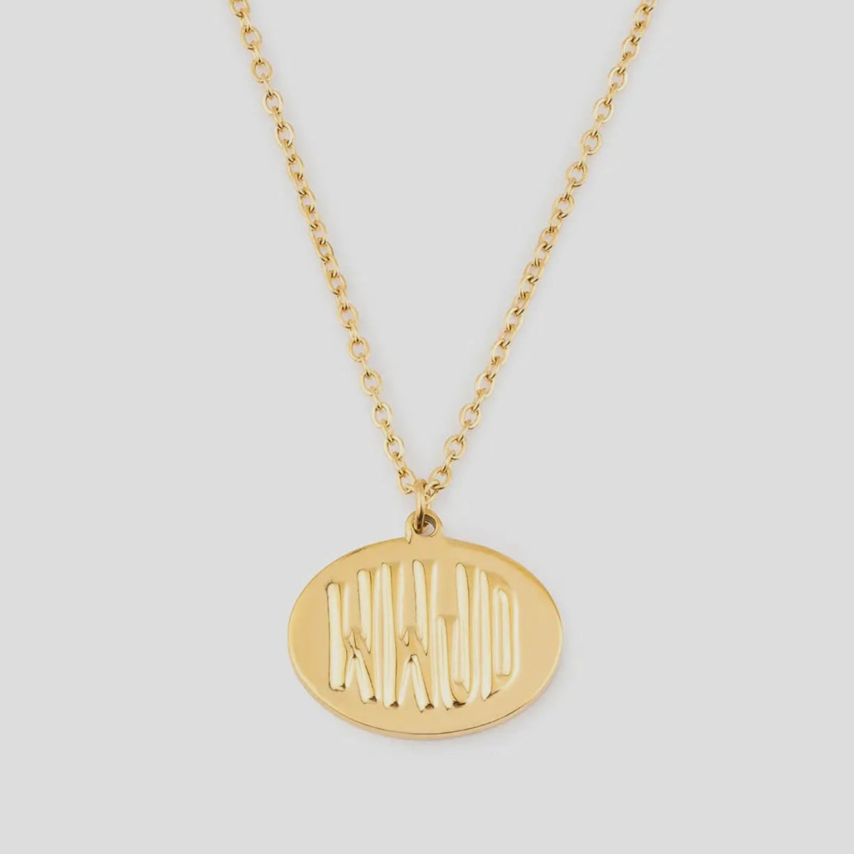 WWJD Gold Chain Necklace