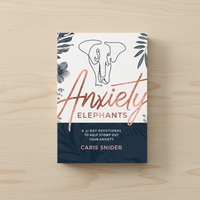Anxiety Elephants on Desk
