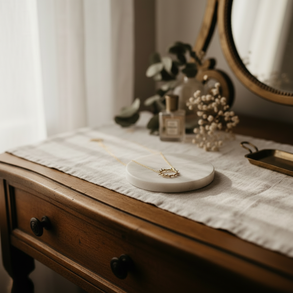 Crown of Thorns Necklace – Dressing Table Lifestyle Square